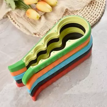 4 In 1 Jar Opener Easy Grip Bottle Opener Twist Off Lid Quick Opening Manual Non-Slip Can Opener Launcher Opener Kitchen Gadget оранжевый