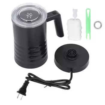 4 in 1 Milk Frother and Steamer Automatic Magnetic Suspension Warm and Cold Milk Foamer for Coffee US Plug