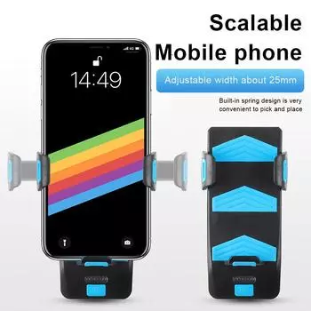 4 In 1 Three-Head Multifunctional Bicycle Headlight Mobile Phone Holder Bicycle Bell Mobile Power Supply Bicycle Accessories 1000-3000 Mah синий