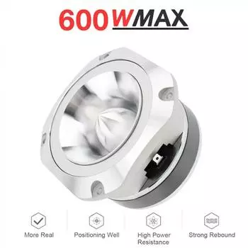 4 Inch 600W 6OHM Universal Car Aluminum Tweeter for Vehicle Auto Stereo Modified