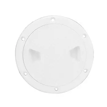 4 inch ABS White Round Boat Marine Deck Plate Inspection Access Hatch Cover Lid