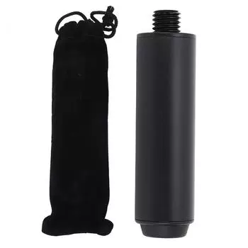 4 Inch Aluminum Billiard Pool Cue Extension Pool Cue Extender with Rubber Bumper