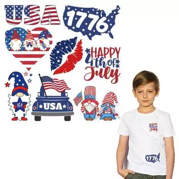 4 июля, термонаклейки, термонаклейки, футболки, толстовки, термопресс, аппликация, сделай сам, Parches, Ropa, наклейки на одежду, термоперенос