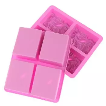 4-камерная волнистая рябь узор силиконовая форма 3D мыло ручной работы форма для украшения шоколадного торта кухонная форма для выпечки