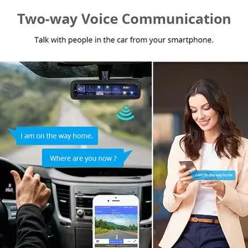 4 камеры 4 канала видеорегистратор 12 IPS сенсорное зеркало заднего вида 2+32 автомобильный видеорегистратор камера Android 8.1 GPS 4K HD1080P видеорегистратор none чёрный