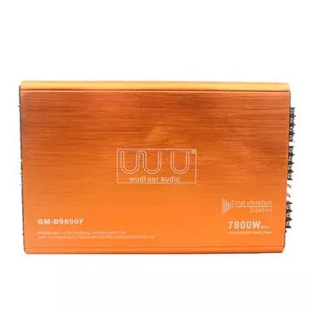 4-канальный автомобильный аудиоусилитель, 7800 Вт, стереоусилитель мощности HiFi класса D, 4-полосный усилитель высокой мощности.