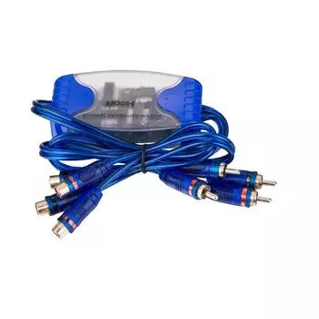 4-канальный RCA аудио фильтр шума, гула, подавитель помех, изолятор земляной петли для автомобильной стереосистемы