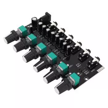 4-канальный стерео микшерный пульт 3,5-мм драйвер для наушников усилитель мощности микшерный разветвитель 2-канальный вход 4