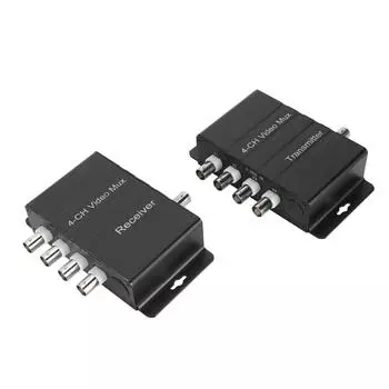 4-канальный видеомультиплексор, устойчивый к помехам, 4 HD видеомультиплексора для коаксиального кабеля