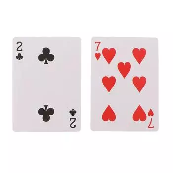 4 карты 7-2 Трансформеры Волшебные трюки Волшебный реквизит Крупным планом Волшебная игрушка Детская игрушка