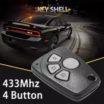 4 кнопки дистанционного ключа 433 МГц сменная карта бесключевого доступа для Chevrolet Cruze Camaro Volt Spark Onix Silverado автомобильный ключ с логотипом 4 Buttons