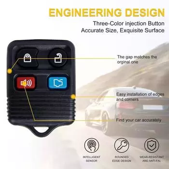 4-кнопочный брелок для бесключевого доступа 315 МГц пульт дистанционного управления для бесключевого доступа для FORD Escape Excursion Expedition Explorer