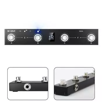 4-кнопочный MIDI-контроллер E Chocolate MIDI Footswitch