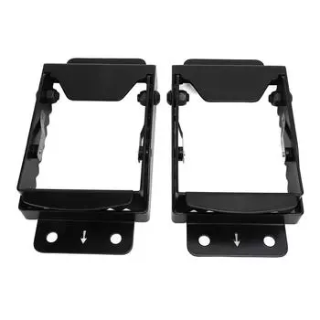 4-колесный пьедестал для квадроцикла, складная противоскользящая подставка для ног заднего пассажира квадроцикла, прочный подшипник высокой нагрузки для спортсмена-скрэмблера чёрный