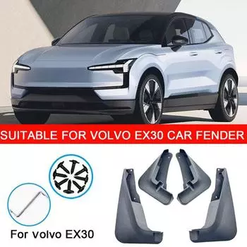 4 комплекта автомобильных брызговиков для Volvo EX30 2024 Брызговики U6A8 for Volvo EX30-One size
