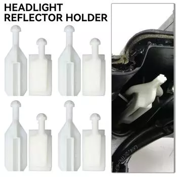 4 комплекта автомобильных фар, монтажный кронштейн для регулировки отражателя, ремонтный комплект для BMW 5 серии E39 00-03 OE# 63120027924, автомобильные аксессуары белый