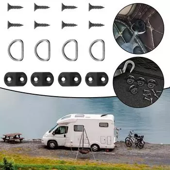 4 комплекта автомобильных грузовых сеток, напольный крючок, задний багажник, багажник, напольный экран, плоский крючок, аксессуары, стяжка для сетки J0T0 A-1set