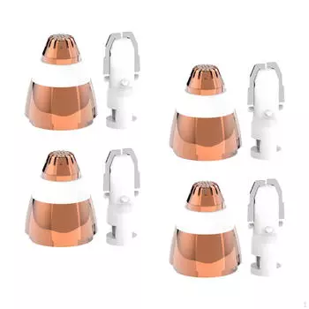 4 комплекта бритвы для удаления волос на лице, сменные головки, эпилятор для бровей, женское бритье