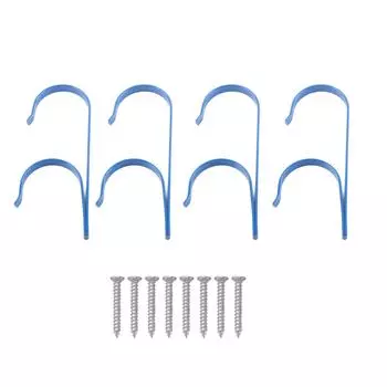 4 комплекта держателей для столбов для бассейна профессиональный держатель для бассейна из алюминиевого сплава крючок для столбов щетки пылесос синий