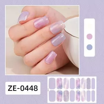 4 комплекта гель-лака для французского дизайна ногтей, полоски, блестящие наклейки для дизайна ногтей, изготовление ногтей своими руками 0447