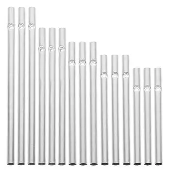 4 комплекта колокольчиков для детей, детали для игрушек, подвесные детские алюминиевые трубки для самостоятельного изготовления, замена металлических трубок 11.5X0.6CM