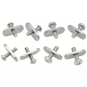 4 комплекта крепежных болтов каноэ из нержавеющей стали M5/M6, болты, запасные части для рельсов M6