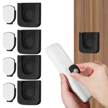 4 комплекта магнитных крючков, настенное крепление, сильный магнитный держатель, держатель для хранения пульта дистанционного управления с защитой от потери, наклейка на холодильник, домашний органайзер