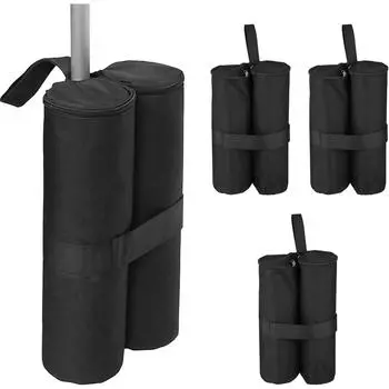 4 комплекта мешков с песком для павильонов, грузила для павильонов с возможностью наполнения водой, сменные мешки с песком для павильонов из ткани Оксфорд 600D для любых складных палаток 20x42cm