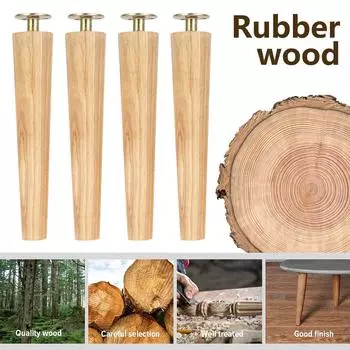 4 комплекта ножек для мебели из массива дерева, комплект ножек для мебели, наклонные прямые ножки для стола, нескользящие ножки для стульев, сменные ножки, наклонные, горячие