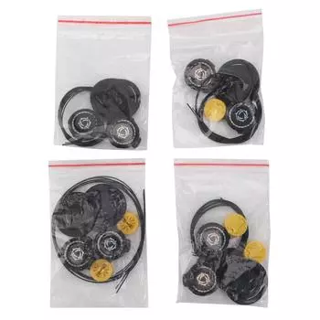 4 комплекта обуви с вращающейся пряжкой, шнурки из стальной проволоки, эластичные шнурки без завязок, черные, размер S