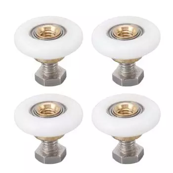 4 комплекта роликов для душевых дверей, ролики для направляющих, ролики для стеклянных дверей в ванной комнате, ролики для направляющих, шкивы, колеса 23mm