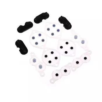 4 комплекта сменных силиконовых проводящих кнопок для контроллера Nintendo Nes