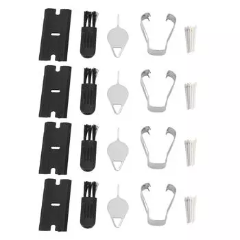 4 комплекта стилусов для Galaxy Tab S9 S9+Plus S9 Ultra S9 FE Smoothly стилус сменные наконечники белые разноцветный