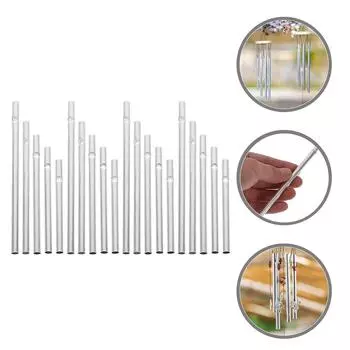 4 комплекта товаров для изготовления колокольчиков, сменная детская игрушка, металлическая трубка для 11.5X0.6CM