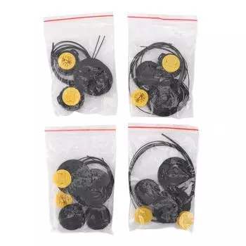 4 комплекта вращающихся автоматических пряжек для шнурков, противоскользящие стальные провода без завязок, шнурки для обуви