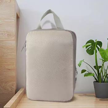 4 компрессионных мешка для хранения вещей для ежедневного использования на открытом воздухе бежевый