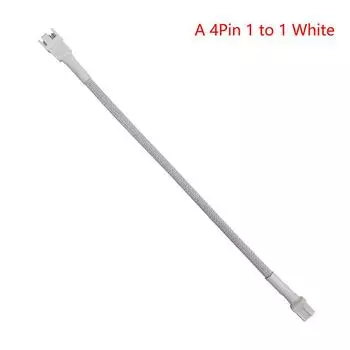 4-контактный 1 к 1/2/3/4 кабель-адаптер-удлинитель для вентилятора ЦП материнской платы, вентилятора корпуса компьютера, PWM гнездо к 4-контактному кабелю-разветвителю