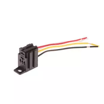 4-контактный/5-контактный 30A 12V/24V автомобильный фиолетовый релейный разъем с проводом с клеммой автомобильное устройство управления автомобильное реле 4Pin w/cable