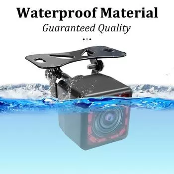 4-контактный HD автомобильное зеркало заднего вида Камера заднего вида с инфракрасным ночным видением и 12 светодиодами Широкоугольная парковочная камера с углом обзора 170 градусов Автомобильные аксессуары