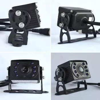 4-контактный инфракрасный ИК-камера заднего вида с ночным видением, водонепроницаемая, 12/24 В, изображение заднего вида для грузовиков, автомобилей, прицепов, пикапов