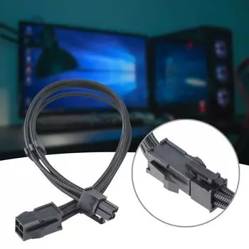 4-контактный удлинительный кабель CPU Male to Female 18AWG 4-контактный удлинительный кабель питания материнской платы компьютера