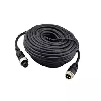4-контактный удлинительный видеокабель для камеры заднего вида для автобуса, грузовика, 15 м