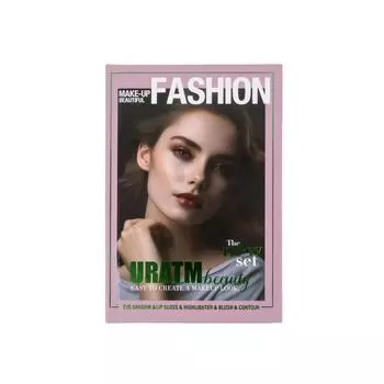 4-Layer Multi - Functional Beauty Book Kit- Style Makeup Ingeniously Eyeshadows, Blushes, Highlighters, Powders In One,Best Choice For One Size