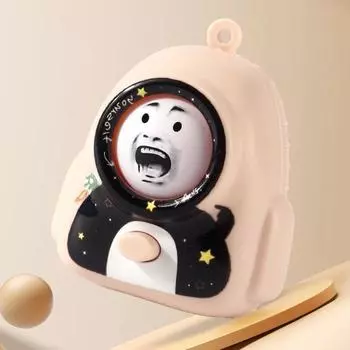 4 лица Подвеска с изменением лица с брелоком Мультяшная кукла брелок игрушка для изменения лица для детей жёлтый