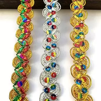 4 м/13,12 фута в каждой упаковке кружевные швейные отделки ленты шириной 2,5 см аксессуары для штор ручная работа своими руками поделки цветы бюстгальтер платья украшения