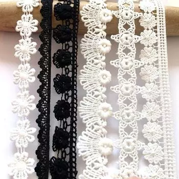4 м/13,12 фута в каждой упаковке, белые кружевные бейки, большие широкие ленты, многоножки, ручная работа, поделки своими руками, аксессуары для шитья, шляпы для платья, пришить подол, рождественские украшения