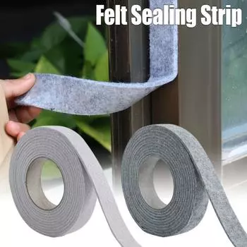 4 м войлочная уплотнительная полоса для дверей и окон, пылезащитное утолщенное стекло, впитывающая воду наклейка, звукоизоляция, износостойкость