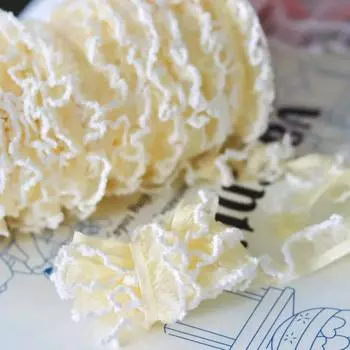 4 метра/лот 2 см в ширину Черный/белый эластичный пояс кружевная отделка DIY завязки швейные принадлежности эластичная марлевая лента украшения 4meters бежевый