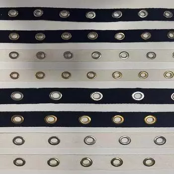 4 метра/партия, ширина 2 см/2,5 см, хлопковая тесьма с перфорированным кольцом, плоский хлопковый ремень, кружевной ремень для одежды, аксессуары, декоративная тесьма