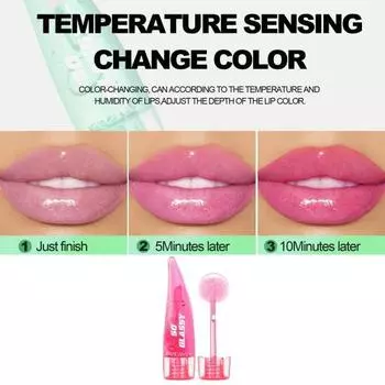 4 мл блеск для губ с изменением цвета, долговечный увлажняющий перламутровый блеск для губ с зеркальной отделкой, женские аксессуары
